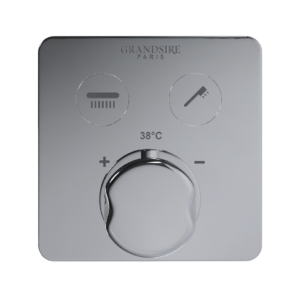 Mitigeur Thermostatique à bouton Métallique