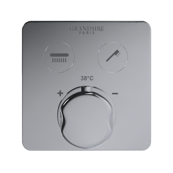 Mitigeur Thermostatique à bouton Métallique