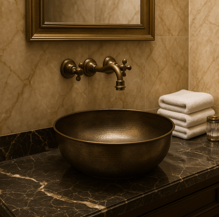 Vasque laiton bronze