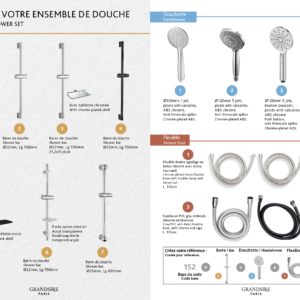 Composez votre ensemble de douche