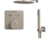 Kit douche pomme mural flexible couleur 139100.F (sans mitigeur de lavabo, bonde)