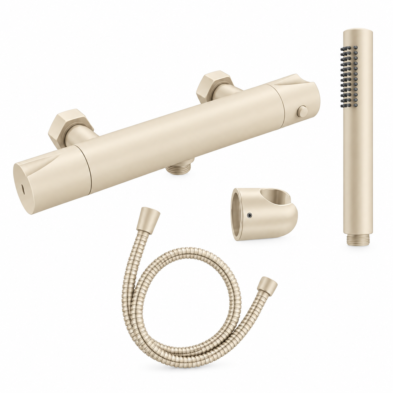 Ensemble mitigeur thermostatique apparent avec douchette (158100)